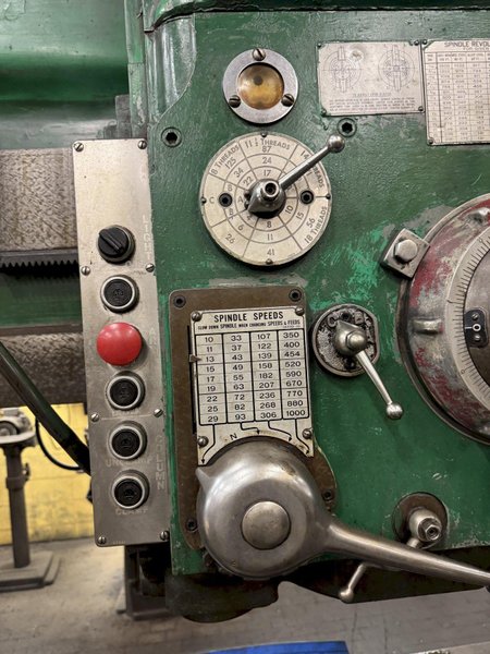 8&#039; X 19&quot; CARLTON RADIAL ARM DRILL. STOCK #1002325