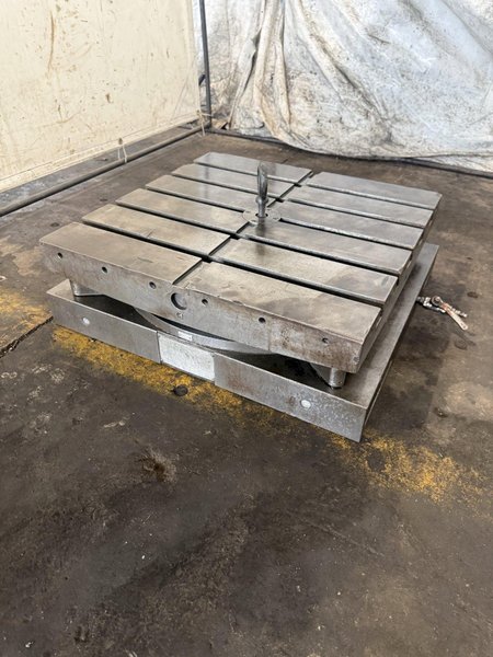 24" X 24"  DEVLIEG AIR LIFT ROTARY TABLE. STOCK # 0220926