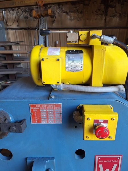3/8″ Webb M4T3 Offset Forming Machine, 1961/2011 – Factory Refurbished, Non Rotating