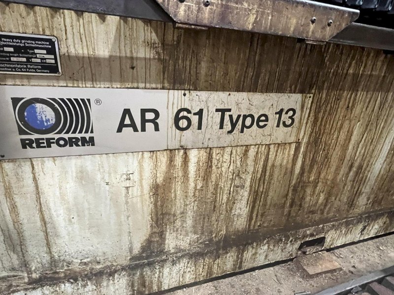 30" X 20' (240") TRAVEL REFORM MODEL #AR-61 VERTICAL HEAD SURFACE GRINDER: STOCK #21881