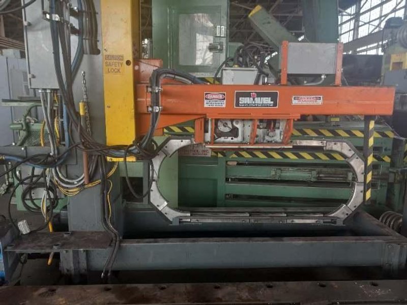 SAMUEL/SIGNODE SMSBM10/VS32 AUTOMATIC STRAPPING SYSTEM. STOCK # 0891924