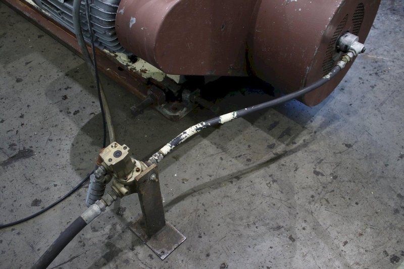 25 TON TISHKEN MODEL #C0-8-4 NOTCHING PRESS: STOCK #75072