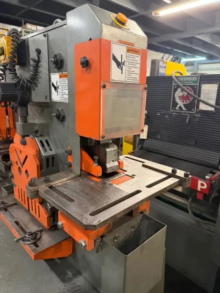 USED SPARTAN 50 TON HYDRAULIC IRONWORKER MODEL IW-50S