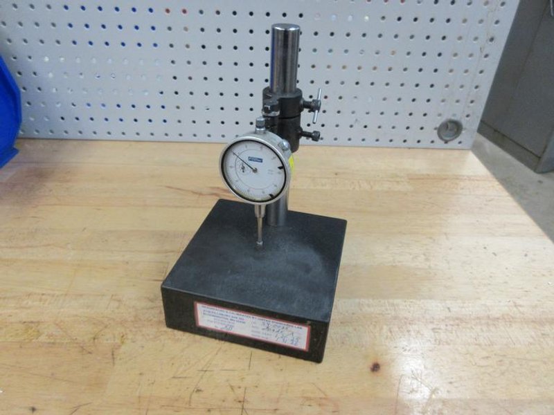 Granite 6&quot;x6&quot; Indicator Stand with Fowler 1&quot; Travel Drop Indicator- Auction Item