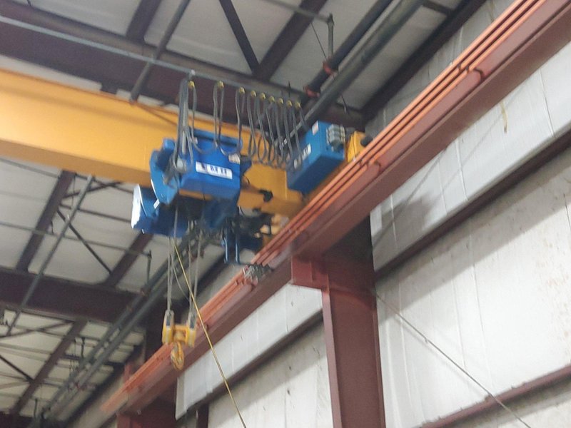 10 ton x 47&#039; ABBUS Bridge crane &amp; EMH hoist: YOBRO #24211