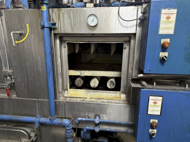 24" WIDE BELT CAE RANSOHOFF 4-STAGE STAINLESS STEEL BELT CONVEYOR PARTS WASHER &amp; RUST INHIBITOR. STOCK # 0545226