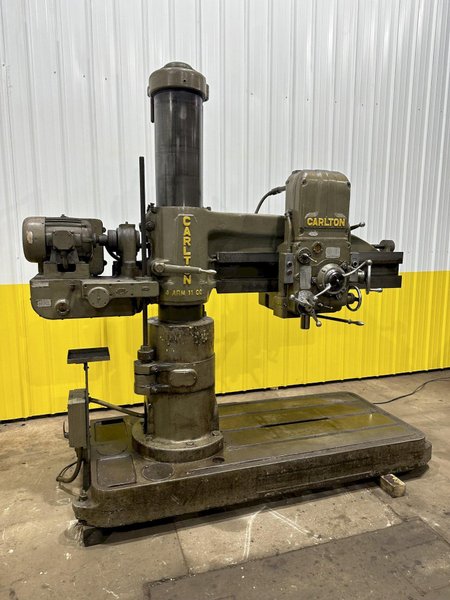 4&#039; X 11&quot; CARLTON MODEL #1A RADIAL DRILL: STOCK #19439