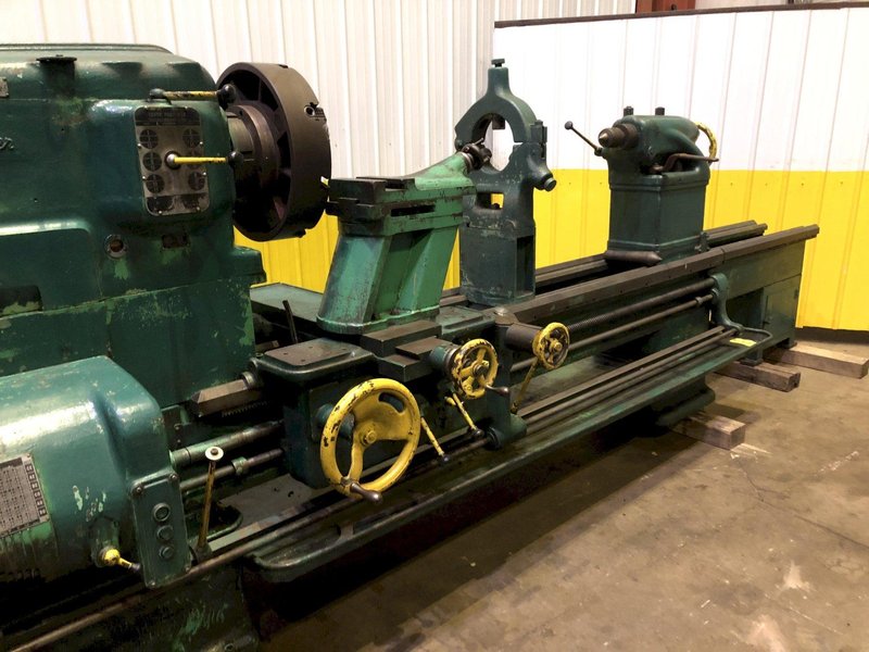 48" X 72" AMERICAN PACEMAKER ENGINE LATHE, 2.25" HOLE: STOCK #16192