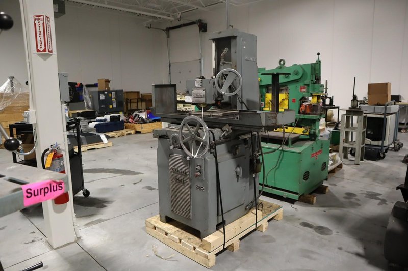 Gardner 1015 No. 1-1/2  Surface Grinder with Walker Ceramax 10" x 15" Magnetic Chuck, Acu-RIte Qwikcount 2-Axis (Y &amp; Z) DRO and Coolant Tank &amp; Pump- Auction Item