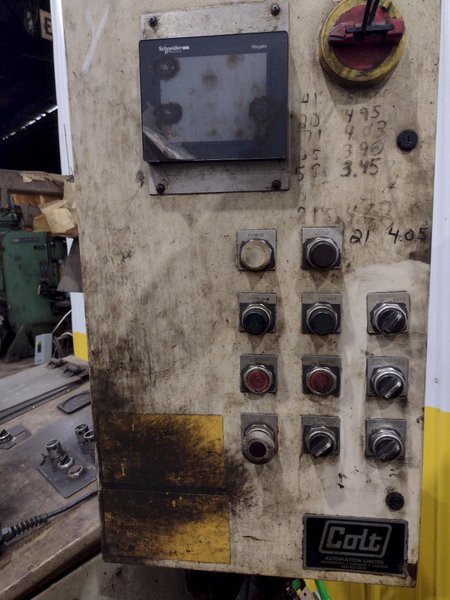 12" WIDE COLT AUTOMATION MODEL #CERFS 25 12 STRAIGHTENER SERVO FEEDER &amp; REXROTH CONTROLS: YOBRO #24290