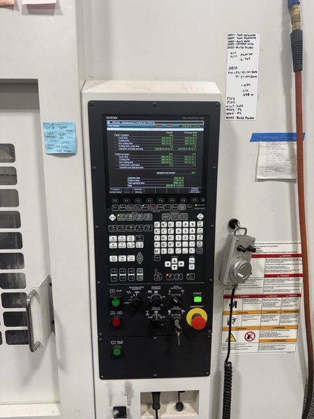 Brother Speedio R650X2 VMC, 2020 – Probe, 4th Axis, 1000 PSI HP