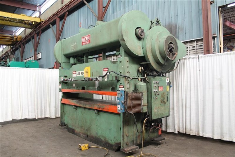 150 TON X 10' DREIS &amp; KRUMP BRAKE/STRAIGHT SIDE PRESS: STOCK #58854