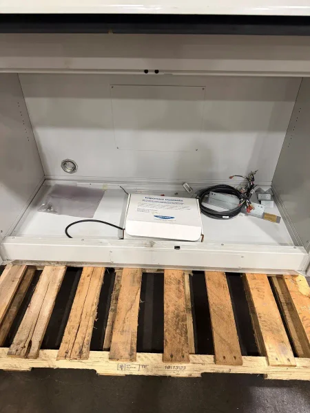 Used Labconco 4' Protector Premier Laboratory Hood with built-in explosion-proof exhaust blower and storage cabinet