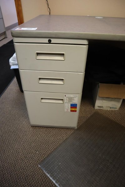 Corner Desk - 2 Piece - NO CONTENTS- Auction Item