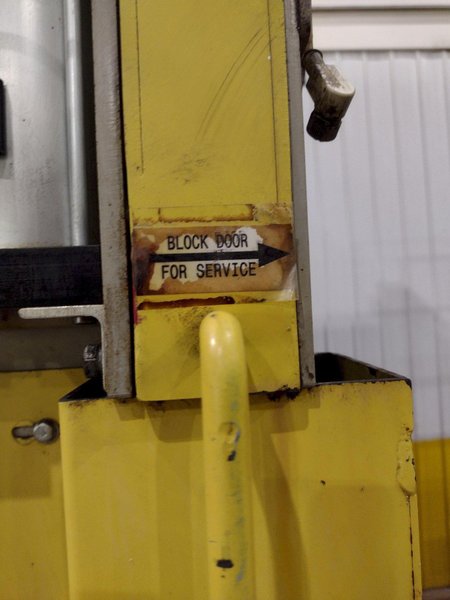 74" X 74" STOELTING MODEL #CSW8121 AUTOMATIC WASHER, WITH FLIP-UP DIE STATION POWERED INFEED, NEW 2012: YOBRO #25172