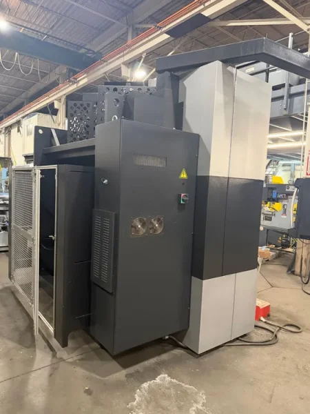 USED AMADA 89 TON X 8.5' 8-AXIS SERVO / HYDRAULIC CNC PRESS BRAKE MODEL HG-8025