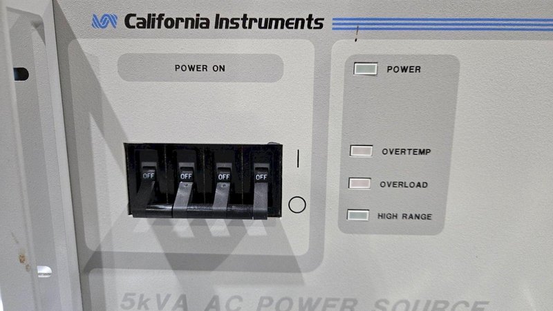CALIFORNIA INSTURMENTS 5001iX-NO 5kVA POWER SOURCE USED