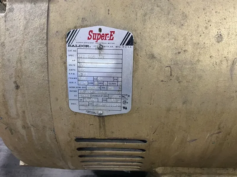 BALDOR 100 HP MOTOR