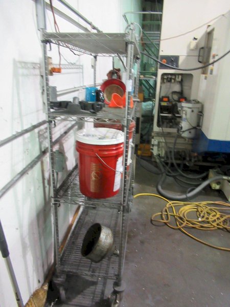 Metro 4-Shelf Portable Wire Cart with Contents- Auction Item