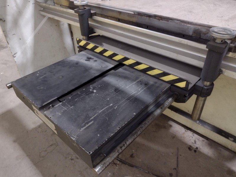 55 TON X 10' PACIFIC MODEL J55-10 HYDRAULIC PRESS BRAKE WITH HURCO BACK GAUGE: STOCK #10653