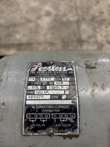 3/4 HP ROTARY BUFFER GRINDER 110V: STOCK #23241