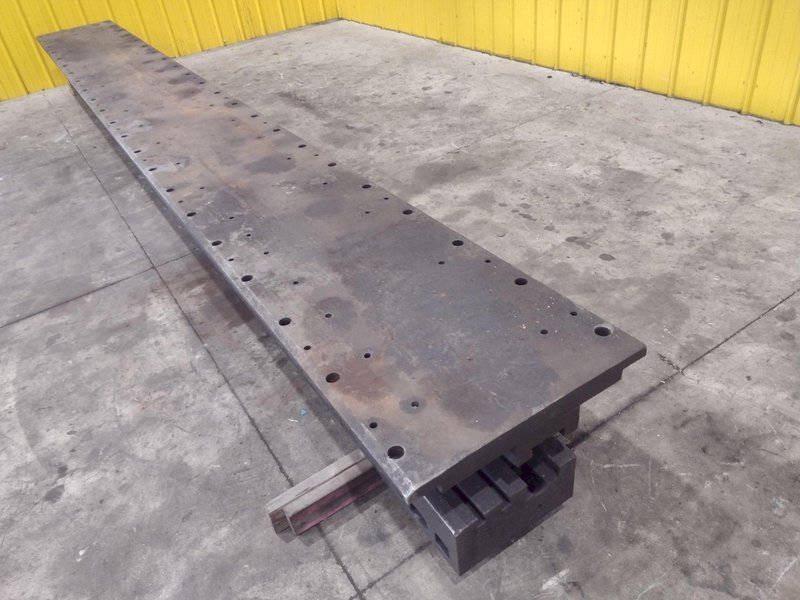 18&#039; LONG T-SLOTTED RAIL DIE PLATE: STOCK #24011