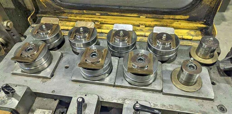 Tube Straightener, Cut &amp; End Form Machine, Burr Oak , 1.125" STOCK# 4284