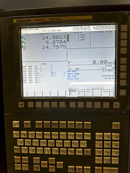 2018 Doosan Mynx 6500/50 CNC Vertical Machining Center For Sale