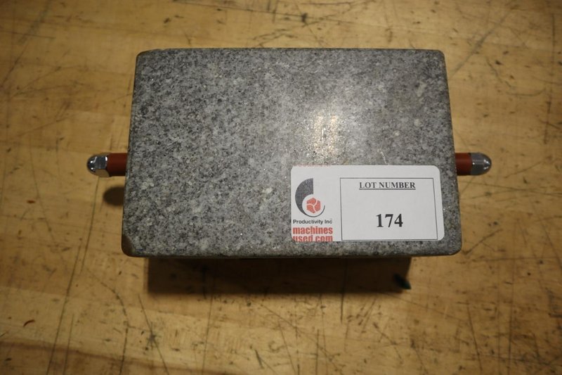 Rahn Granite Inspection Block w Handles 9" x 5.57" x 4"High- Auction Item