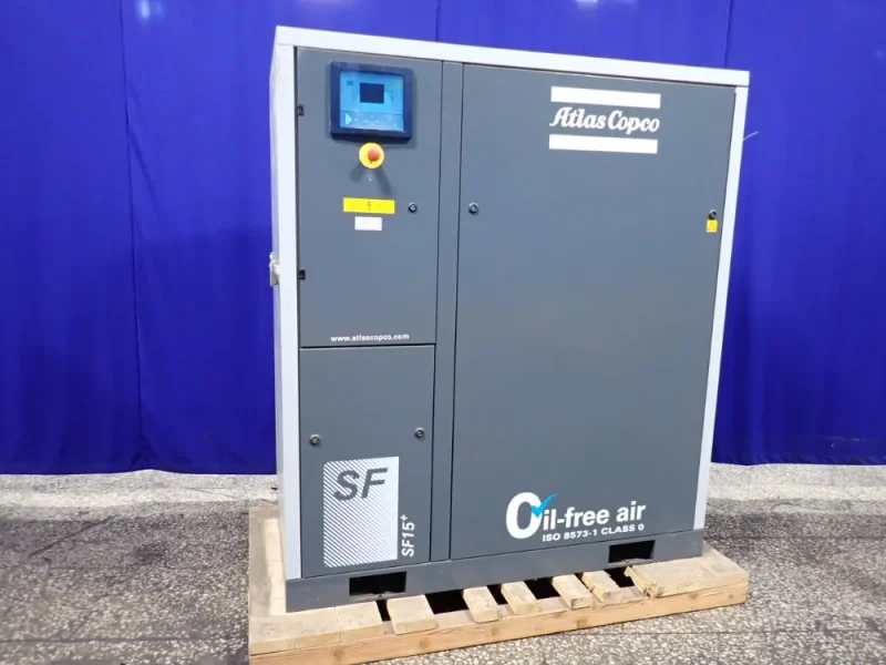 ATLAS COPCO 20 HP AIR COMPRESSOR  -  SF15+