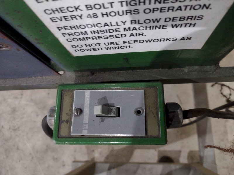 1/2 HP SWEED MACHINERY INC METAL BANDING SCRAP CHOPPER 110V: STOCK #22666