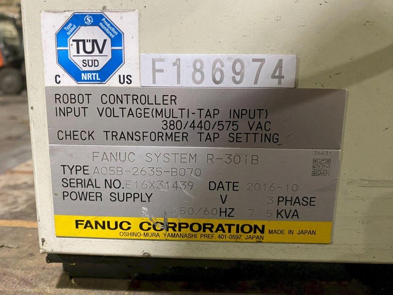FANUC – R-2000iC/210F w/ R-30iB Controls REFURBISHED NO PENDANT OR CABLE