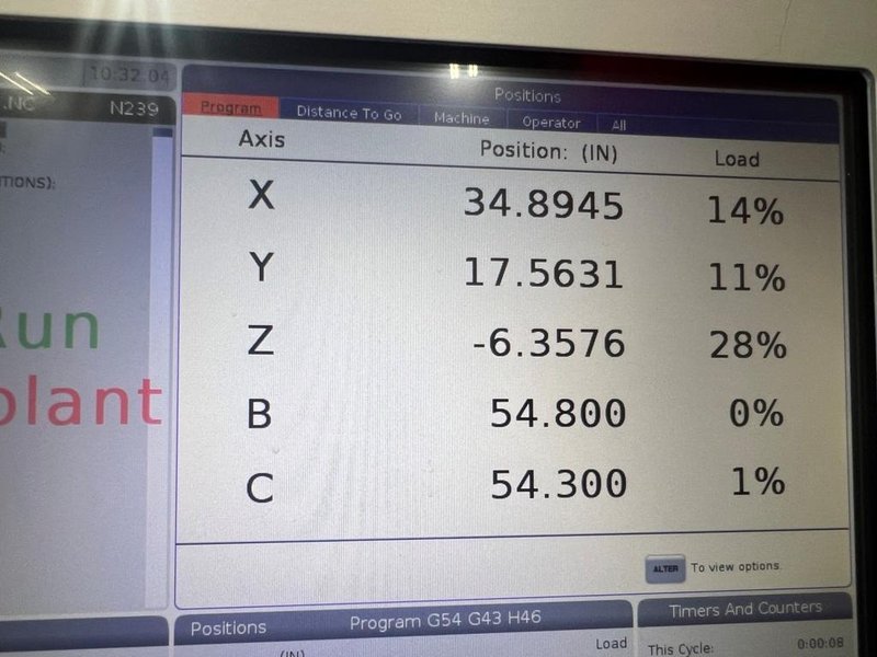 HAAS VR-9 5-AXIS HIGH SPEED CNC VERTICAL MACHINING CENTER