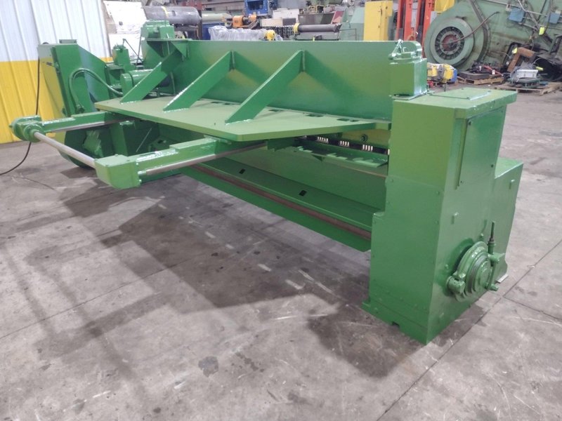 10' X 1/4" WYSONG MODEL #1025-F MECHANICAL POWER SQUARING SHEAR: YOBRO #25202