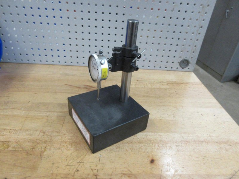 Granite 6&quot;x6&quot; Indicator Stand with Fowler 1&quot; Travel Drop Indicator- Auction Item