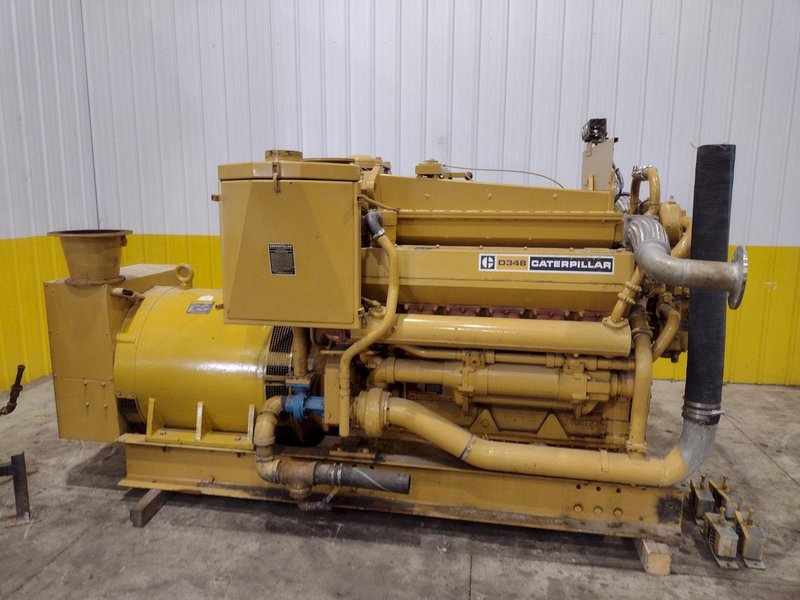 500 KW CATERPILLAR MODEL #D348 DIESEL GENERATOR: STOCK #23161