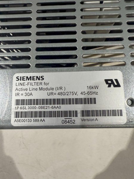 SIEMENS 1P6SL3000-0BE21-6AA0 LINE FILTER NEW NO BOX