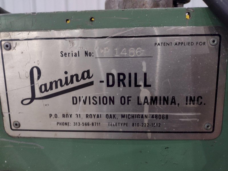 LAMINA PORTABLE DRILL &amp; HYDRAULIC POWER UNIT: STOCK #21301