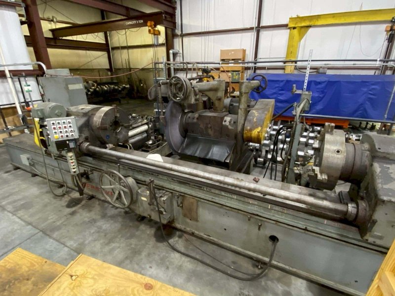 Reinecker 140″ Crankshaft Grinder, 1973 – Updated with CNC Dresser, Wheels, Chucks, and More