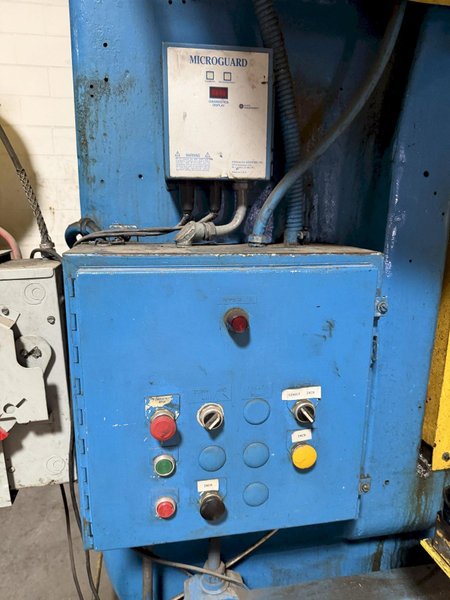 100 TON ROUSSELLE/HEIM 10B80 DOUBLE CRANK GAP FRAME PRESS. STOCK # 0759626