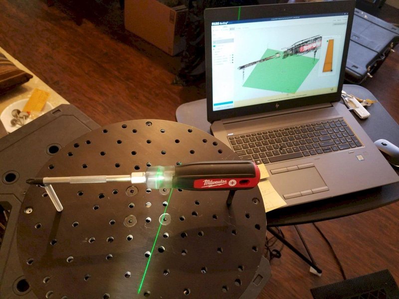 FARO QuantumE V2 2.5m 7-Axis Arm with PRIZM LLP HD and 8-Axis Rotary Table – 2021 System, Full Accessories