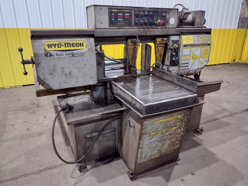 13" x 18" HYD-MECH MODEL #S20A SWIVEL AUTOMATIC HORIZONTAL BANDSAW STOCK # 3661