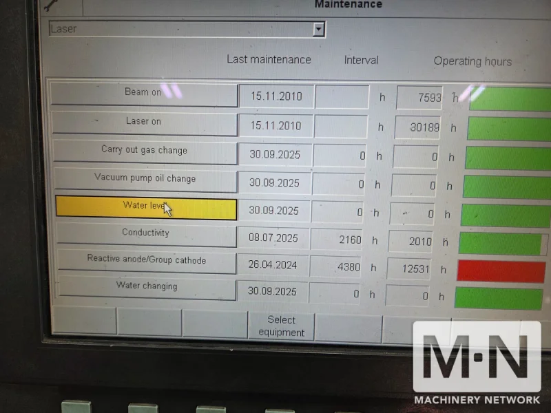 Trumpf Trulaser 3040 Laser, 2010