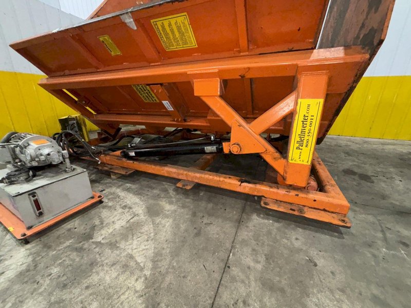 50&quot; x 70 -&gt; 118&quot; CHERRYS MODEL #PSR-118VB PALLET INVERTER, FLIPPER, ROLLOVER MACHINE: STOCK #23223