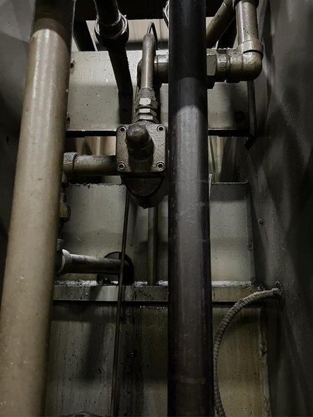 25 TON DENISON HYDRAULIC C-FRAME PRESS.