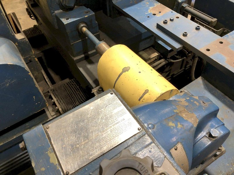 9" WIDE X 30" TABLE SUNDSTRAND VERTICAL BELT ROTARY TABLE "TIP" GRINDER: STOCK #18229