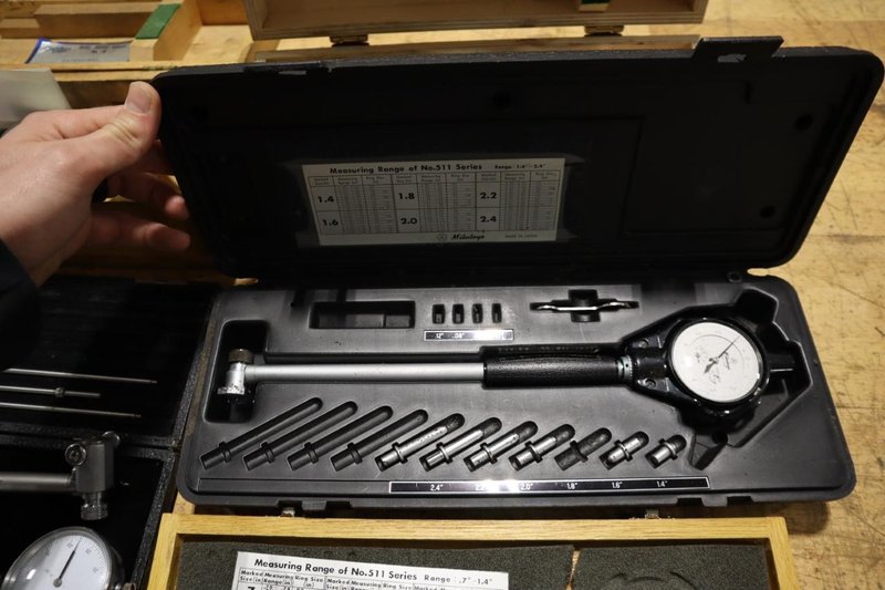 Bore Gages: Mitutoyo, Scherr-Tumico and Standard, with(1) Indi-Cal Bore and Groove Gage- Auction Item