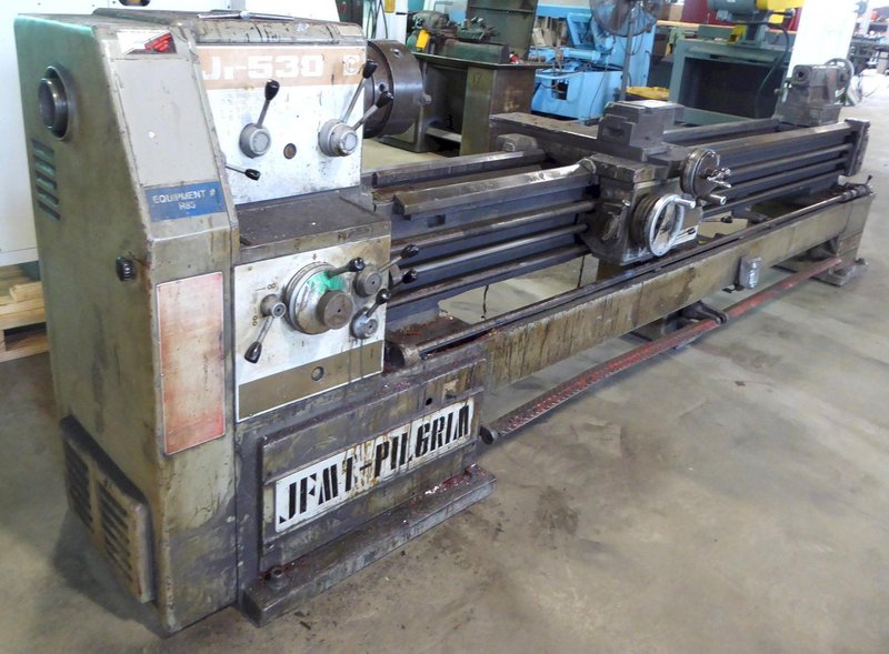 21&quot;/28&quot; x 120&quot; JFMT Gap Bed Lathe, 3&quot; Hole, As-Is, Low Price