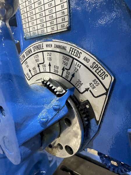 4&#039; X 11&quot; CARLTON MODEL #1A RADIAL DRILL: STOCK #18553