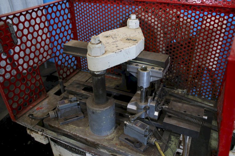 18 TON TISHKEN MODEL #CO-6-2 2 POST CUT-OFF PRESS: STOCK #76591